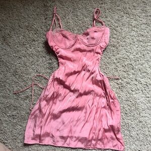 Princess Polly Blush Pink Satin Chemise